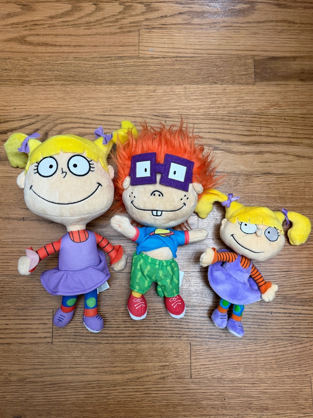 Rugrats Plush Lot of 3 Angelica Chuckie Nickelodeon 2017 2018